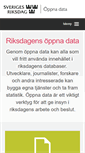 Mobile Screenshot of data.riksdagen.se